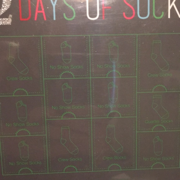 Hobby lobby 12 days of socks NWT Womens shoe size 7.5 -3.5 - Picture 4 of 5